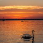 Sonnenuntergang am Chiemsee