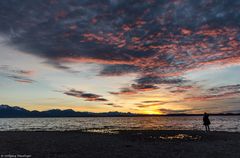 Sonnenuntergang am Chiemsee