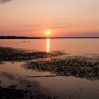 Sonnenuntergang am Chiemsee im Juli