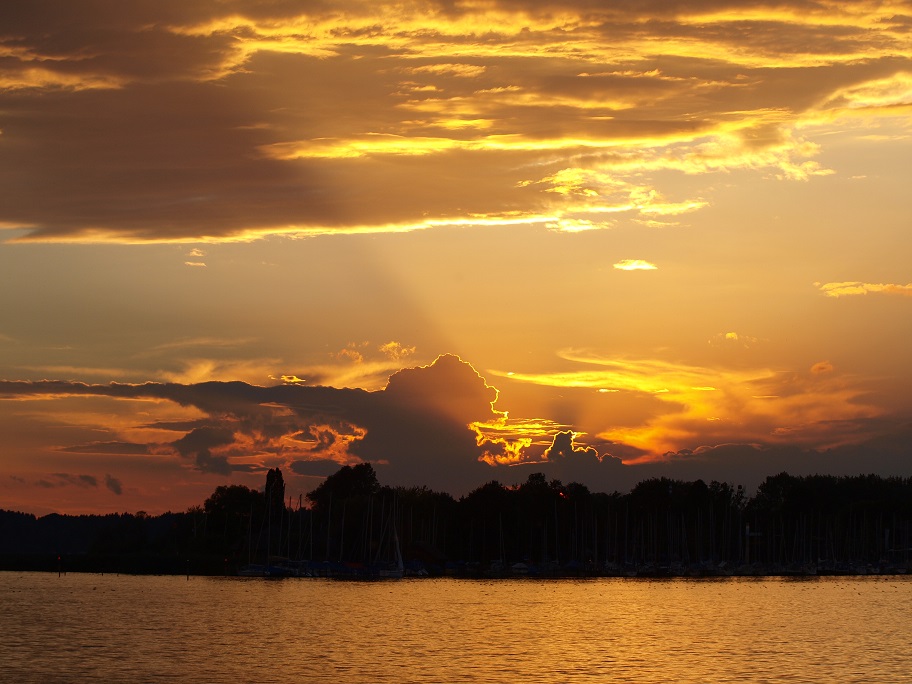 Sonnenuntergang am Chiemsee Teil 2