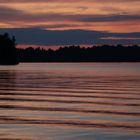 Sonnenuntergang am Clear Lake in Canada