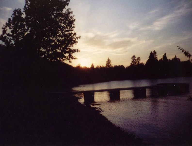 Sonnenuntergang am Clearwater lake (2)