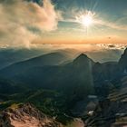 Sonnenuntergang am Dachstein 