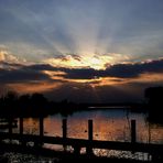 Sonnenuntergang am Dämmeritzsee (Berliner Umland Erkner)