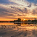 Sonnenuntergang am Dämritzsee