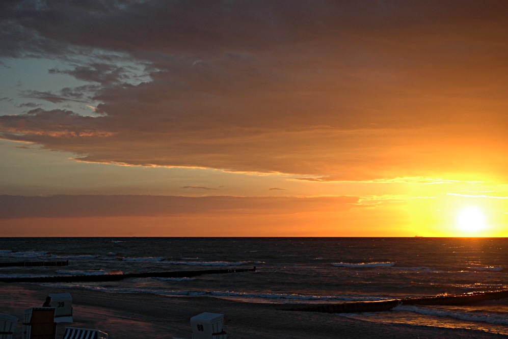 Sonnenuntergang am Darß