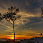 Sonnenuntergang am Darßer Weststrand, 2020.09.17