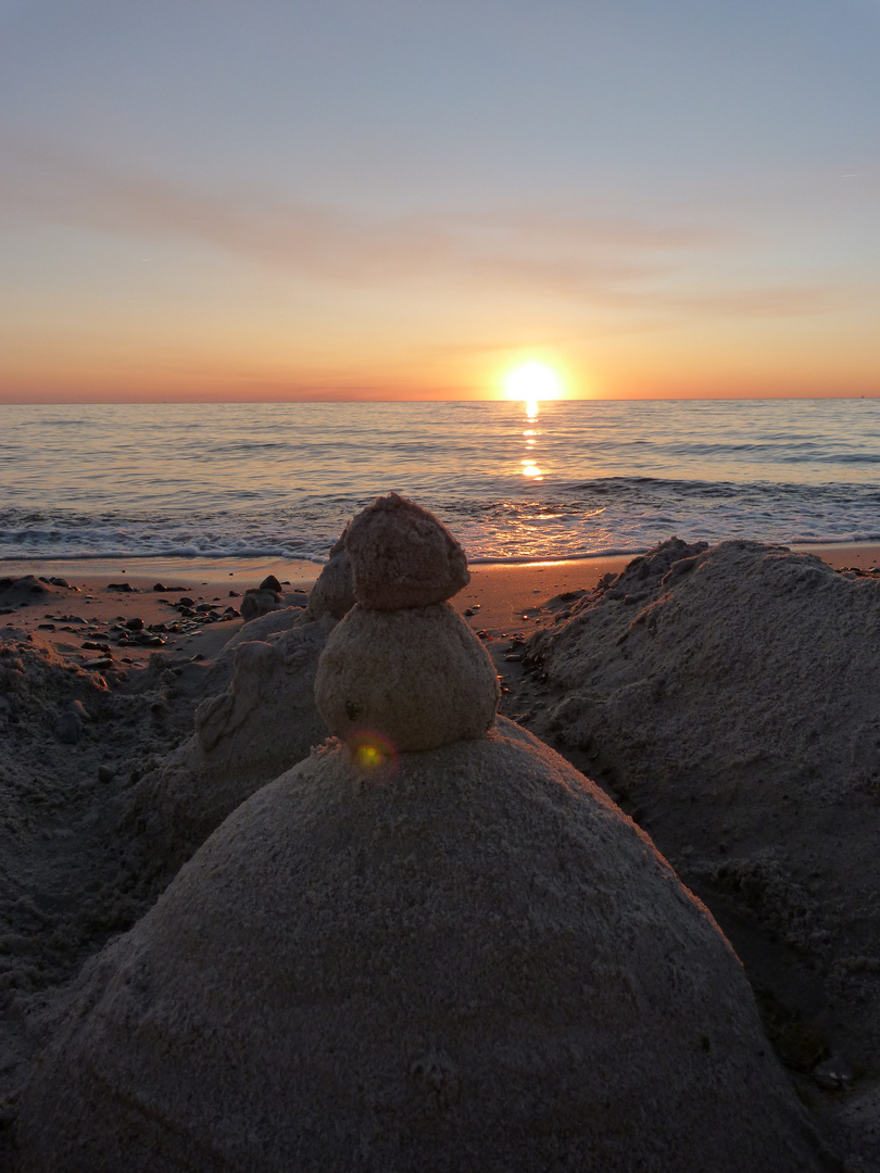 Sonnenuntergang am Darsser Weststrand !