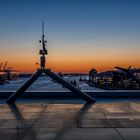 Sonnenuntergang am Dockland 2