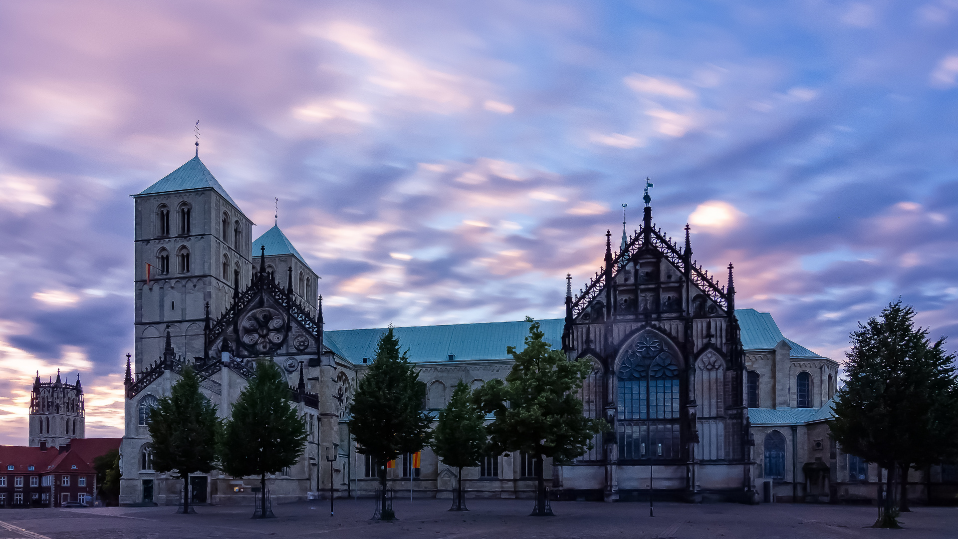 Sonnenuntergang am Domplatz