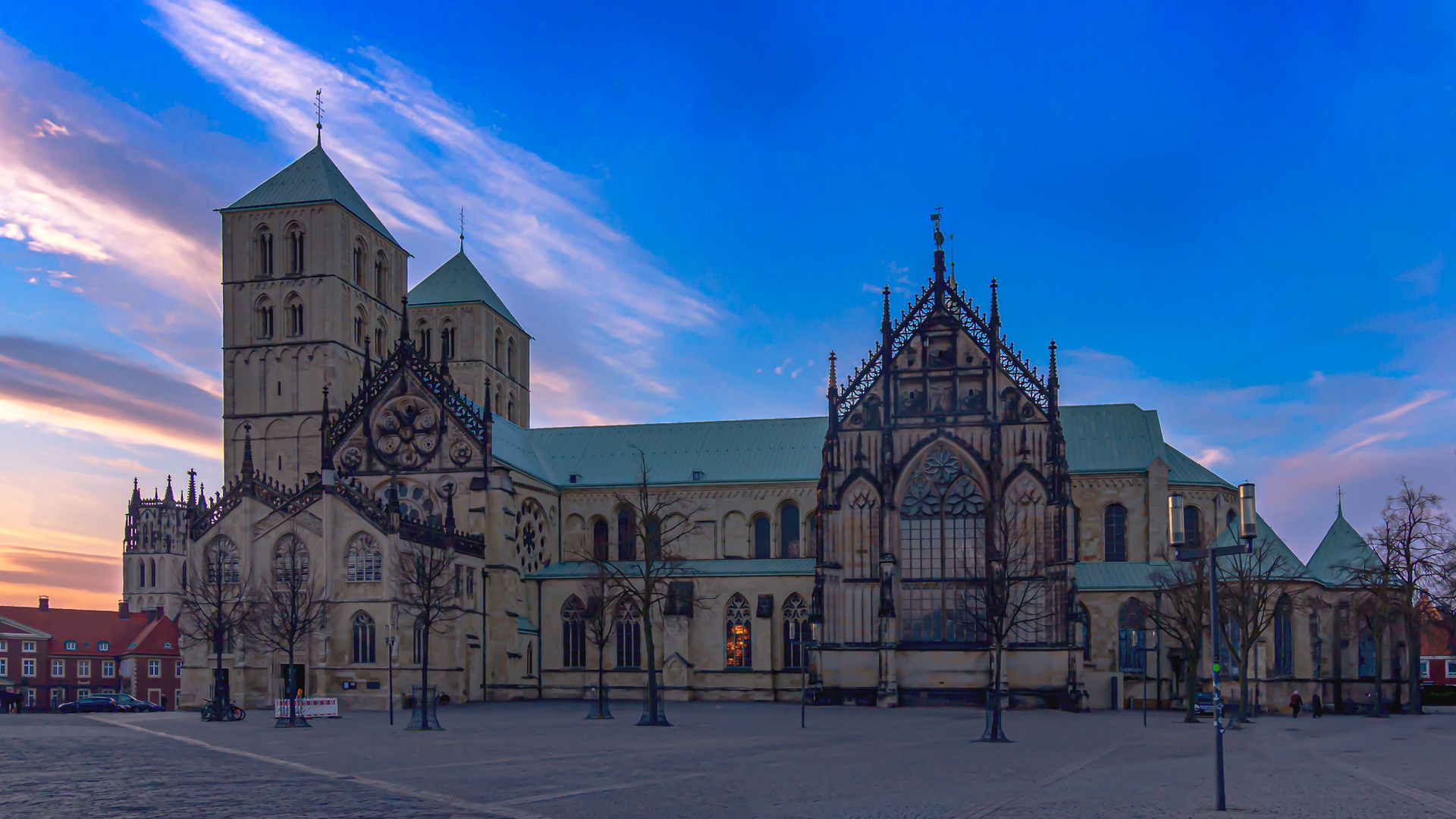 Sonnenuntergang am Domplatz