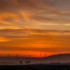 Sonnenuntergang am Donnersberg ...