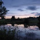 Sonnenuntergang am Dorfweiher