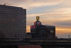 Sonnenuntergang am Dortmunder "U"