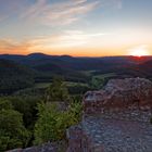 Sonnenuntergang am Drachenfels