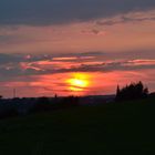 Sonnenuntergang am Dreiländerpunkt