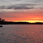 Sonnenuntergang am Dreiländersee
