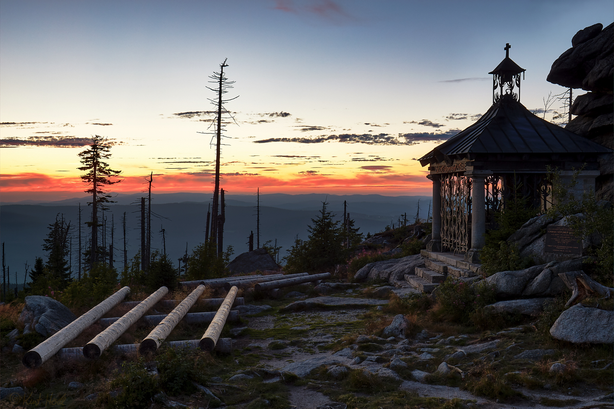 Sonnenuntergang am Dreisesselberg -2-