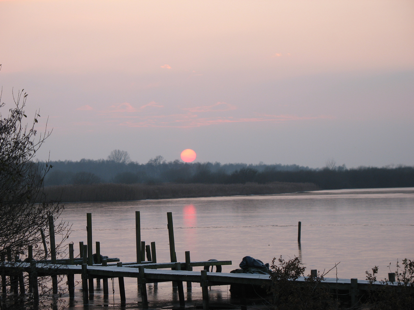 Sonnenuntergang am Dümmer See