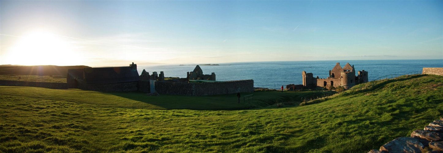 Sonnenuntergang am Dunluce Castle