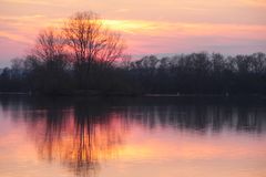 Sonnenuntergang am Dutenhofener See 2