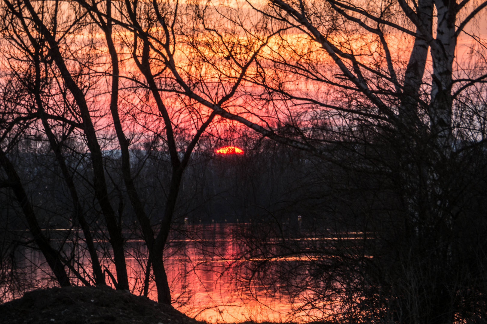 Sonnenuntergang am Dutenhofener See