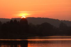 Sonnenuntergang am Dutenhofener See
