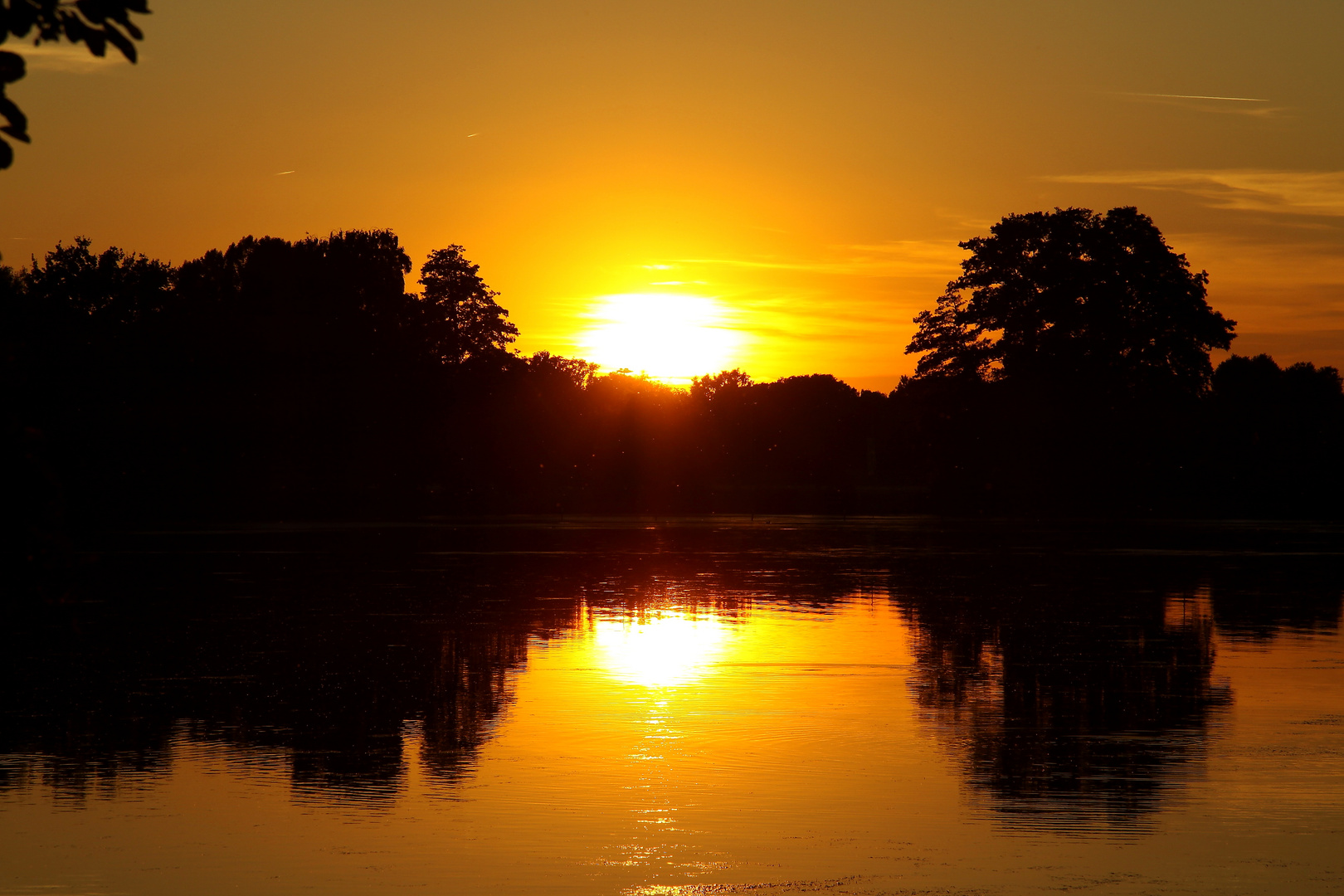 Sonnenuntergang am Dutzendteich