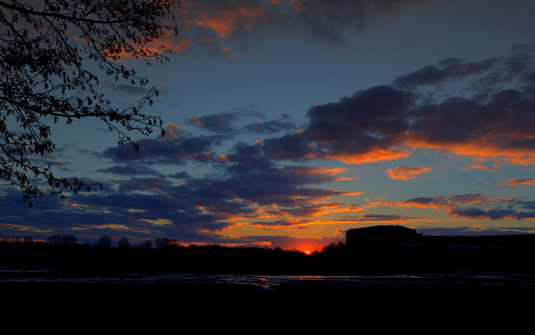 Sonnenuntergang am Dutzendteich