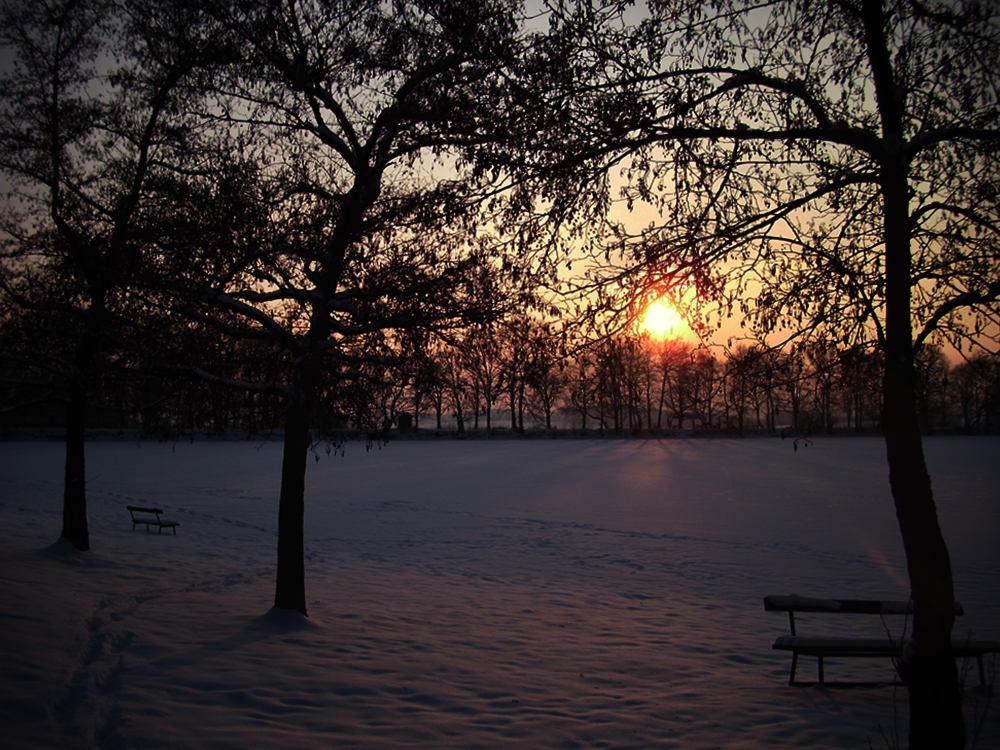 Sonnenuntergang am...