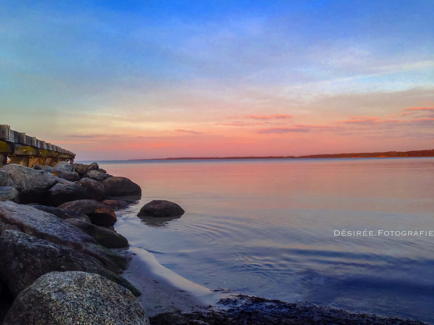 Sonnenuntergang am Eckernförder Strand