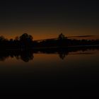 Sonnenuntergang am Effeldersee in der nähe von Heinsberg