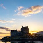 Sonnenuntergang am Eilean Donen Castle