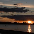 Sonnenuntergang am Einfeldersee