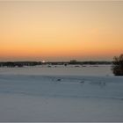 Sonnenuntergang am Elbe-Seitenkanal