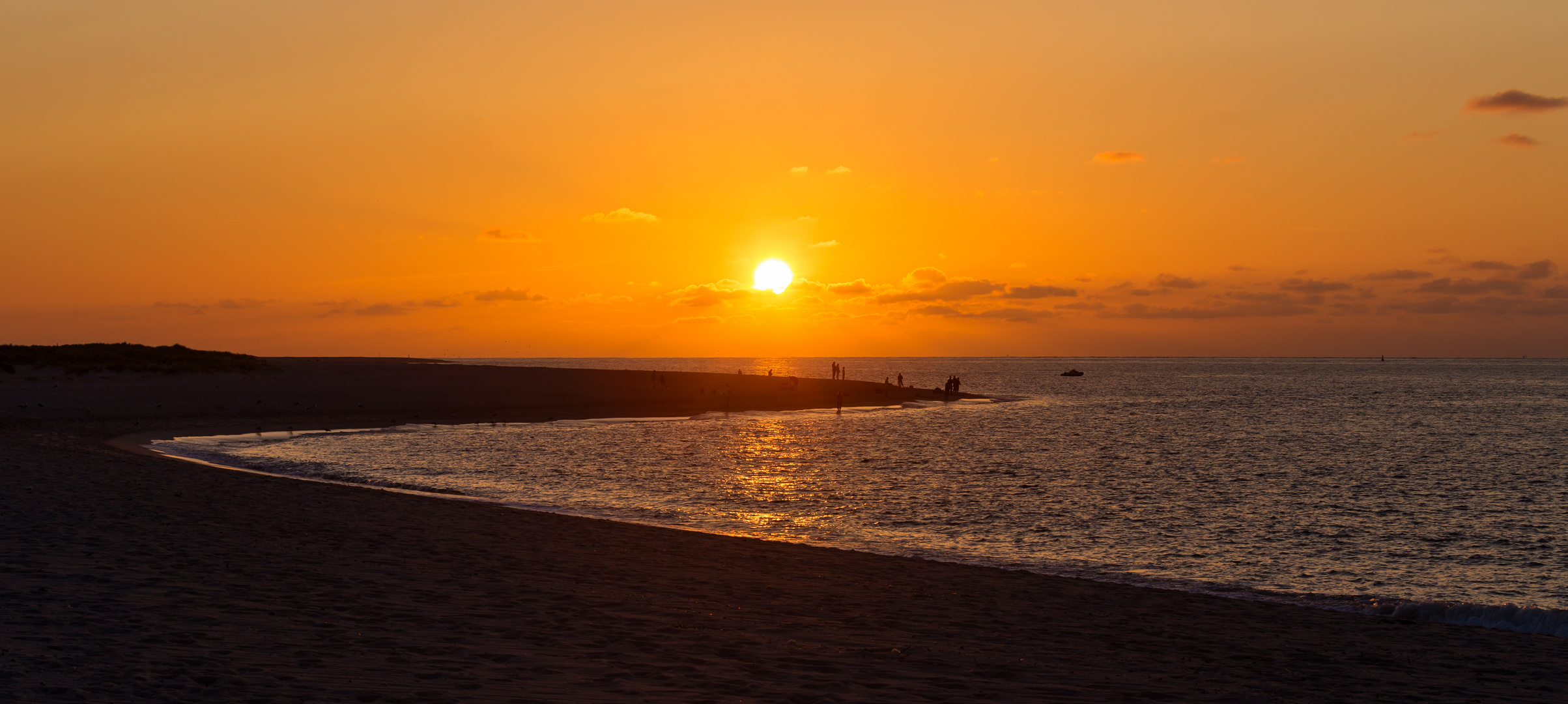 Sonnenuntergang am Ellenbogen, Sylt