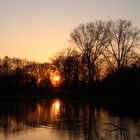 Sonnenuntergang am Erlachsee