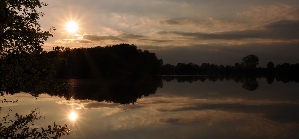 Sonnenuntergang am Erlensee