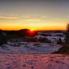 Sonnenuntergang am Ernstberg