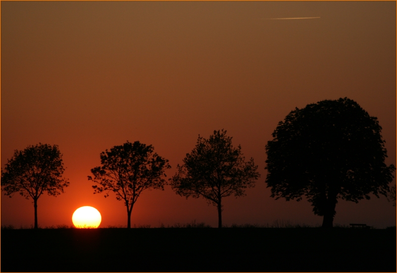 Sonnenuntergang am Esch (2)