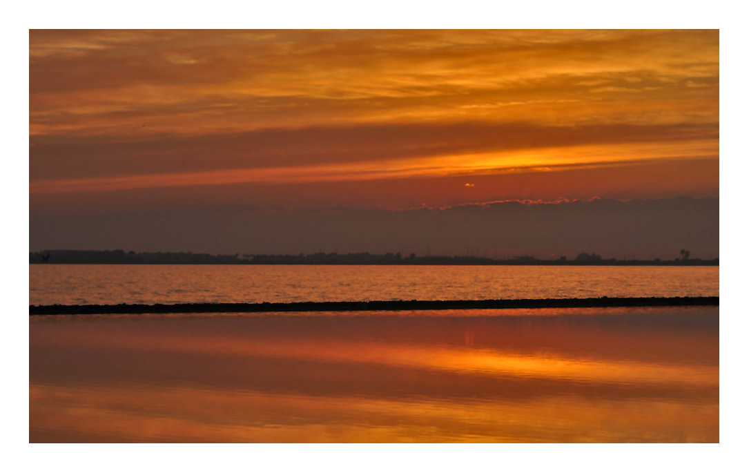 Sonnenuntergang am Estany Pudent