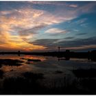 Sonnenuntergang am Etang du Stock