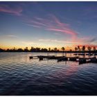 Sonnenuntergang am Etang du Stock - Frankreich