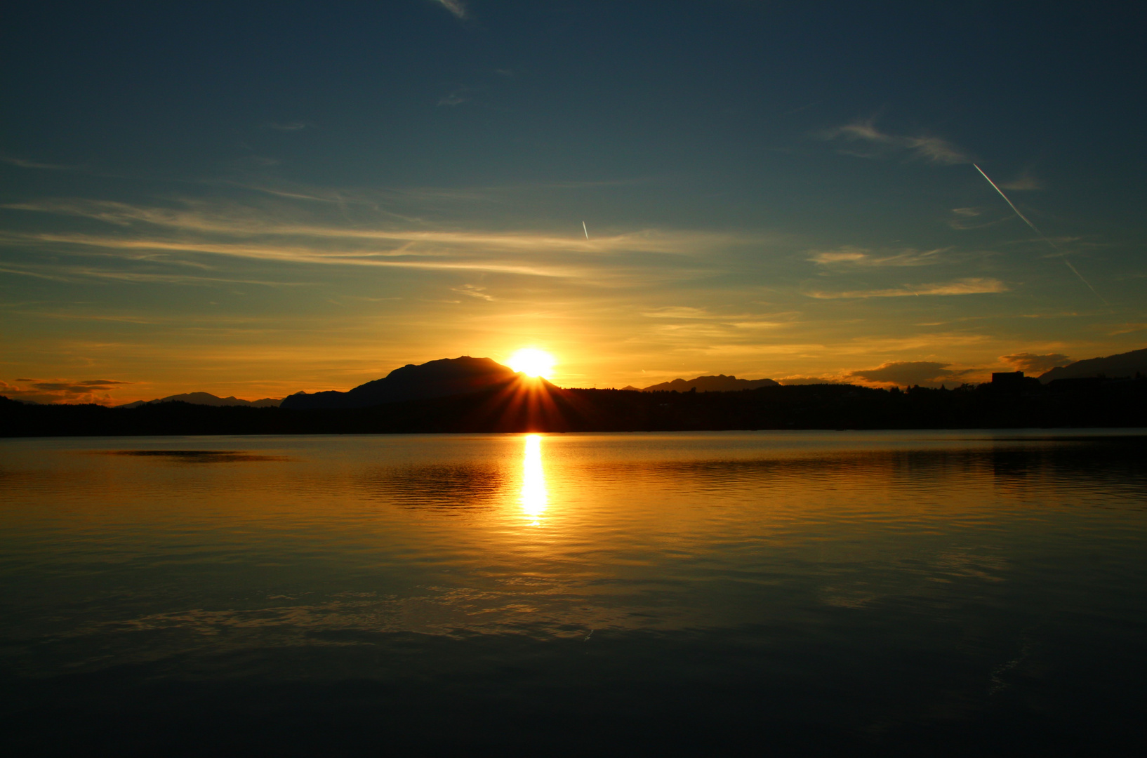 Sonnenuntergang am Faakersee