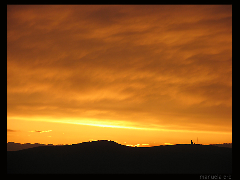 Sonnenuntergang am Feldberg ©merb