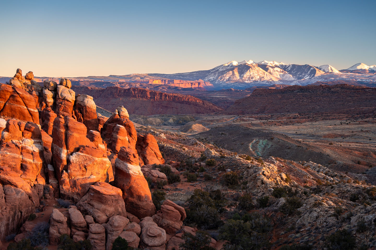 Sonnenuntergang am Fiery Furnace