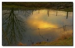 Sonnenuntergang am Fischerteich