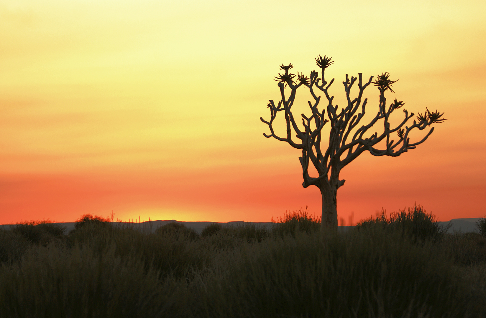 Sonnenuntergang am Fish River Canyon