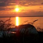 Sonnenuntergang am Fjord