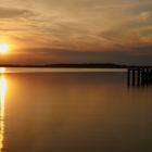 Sonnenuntergang am Fleesensee